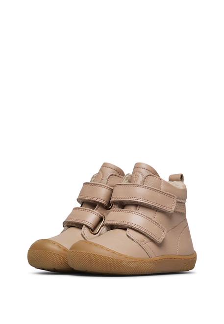 Bottes barefoot en cuir wigghi vl Cognac-+Gris tourterelle-beige+Kaki-beige+Marine- 10 - vertbaudet enfant 