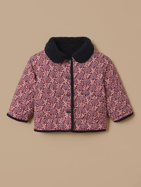 Veste réversible sherpa bébé Imprimé ophelia 1 - vertbaudet enfant 