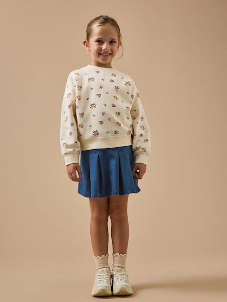 Sweat imprimé fille Imprimé lea 4 - vertbaudet enfant 