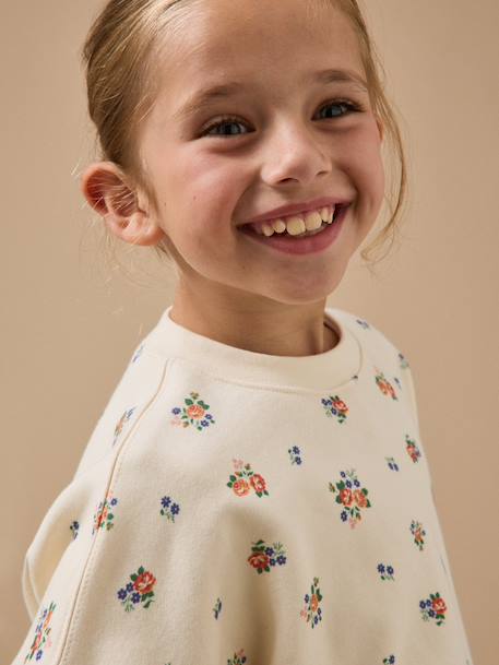 Sweat imprimé fille Imprimé lea 3 - vertbaudet enfant 