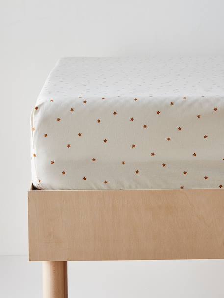 Drap-housse coton étoiles 'aviateur' Bleu+Imprime multico 3 - vertbaudet enfant 