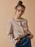 Blouse imprimée fille Imprimé marine 1 - vertbaudet enfant 