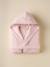 Peignoir enfant en éponge et tissu liberty Blanc doux+Rose pale 4 - vertbaudet enfant 