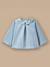 Guimpe vichy bébé Vichy bleu 1 - vertbaudet enfant 
