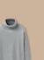 Sous-pull garçon - coton biologique Bleu fonce uni+Gris chine 4 - vertbaudet enfant 