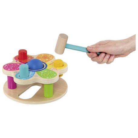 Banc à marteler flower power Beige 5 - vertbaudet enfant 
