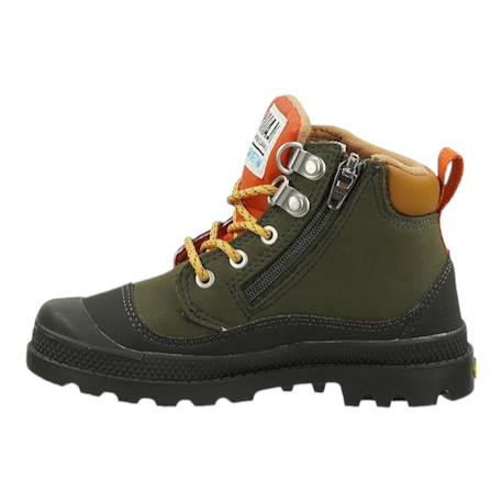 Bottines à lacets garçon Olive 3 - vertbaudet enfant 