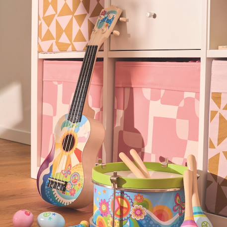 Ukulélé flower power Beige 3 - vertbaudet enfant 
