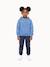 Sweat à capuche essentiels Bleu+Blue 5 - vertbaudet enfant 
