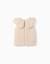 Veste sans manches matelassée en sherpa avec maxi col Blanc 2 - vertbaudet enfant 