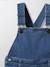 Salopette fille en denim Bleu moyen uni 2 - vertbaudet enfant 