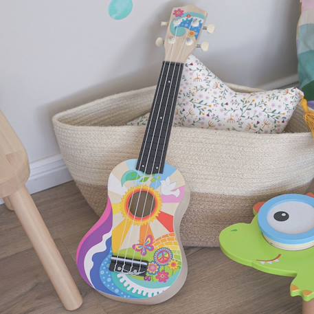 Ukulélé flower power Beige 4 - vertbaudet enfant 