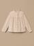 Chemise velours et dentelle fille Cerise+Ecru 6 - vertbaudet enfant 