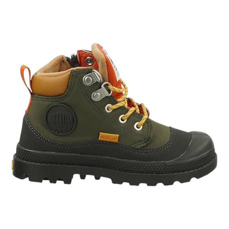 Bottines à lacets garçon Olive 1 - vertbaudet enfant 