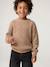Pull col rond garçon beige chiné 1 - vertbaudet enfant 