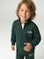 Sweat zippé garçon col camionneur marine+rouge+vert sapin 7 - vertbaudet enfant 