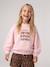 Sweat fille col rond mauve+rose pâle 9 - vertbaudet enfant 
