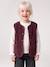 Gilet fille sans manches en sherpa blush+prune+vanille 5 - vertbaudet enfant 