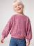 Sweat fille à sequins mauve+turquoise 1 - vertbaudet enfant 