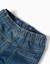 Pantalon de jogging en jean avec cordon de serrage et 5 poches Bleu+Bleu foncé+Gris foncé 3 - vertbaudet enfant 