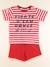 Pyjama coton - 10 ans Rouge 1 - vertbaudet enfant 