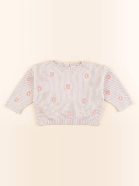 Pull - 18 mois Beige, rose 1 - vertbaudet enfant 