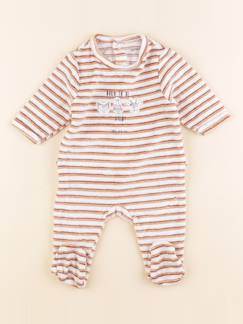 Seconde main-Garçon-Pyjama, surpyjama, dors-bien-Pyjama velours - 1 mois
