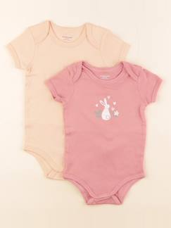 Seconde main-Fille-Lot de 2 bodies en coton - 18 mois