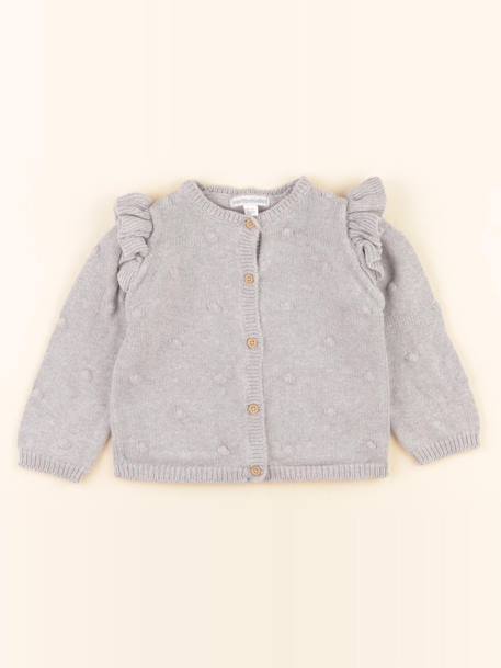 Gilet - 18 mois Gris 1 - vertbaudet enfant 