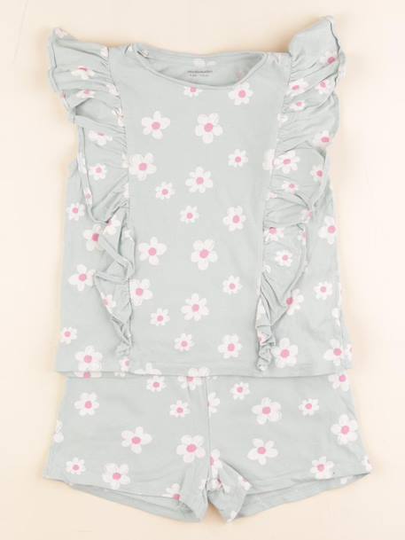 Ensemble coton - 6 ans Rose, vert 1 - vertbaudet enfant 