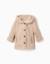 Manteau en suédine à capuche et doublure en peluche douce synthétique Beige clair 1 - vertbaudet enfant 