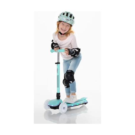 1 x new sports trottinette led 3-wheel scooter abec 7 Vert 3 - vertbaudet enfant 