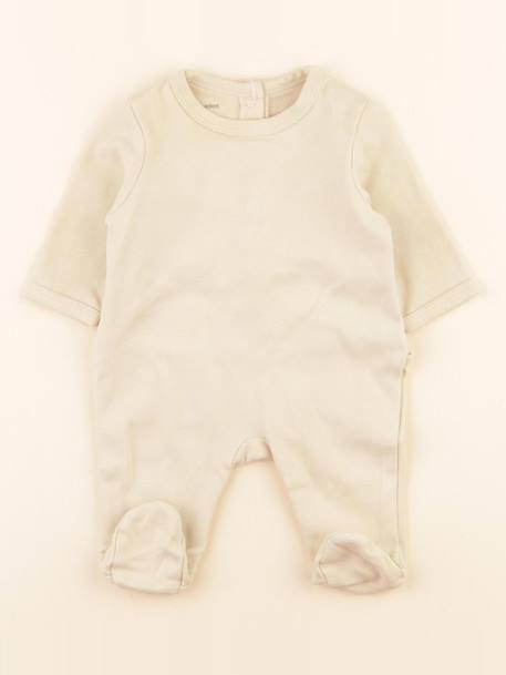 Pyjama coton - 1 mois Jaune 1 - vertbaudet enfant 