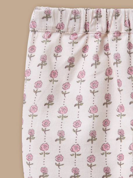 Pantalon en velours imprimé bébé Imprimé rosie 2 - vertbaudet enfant 