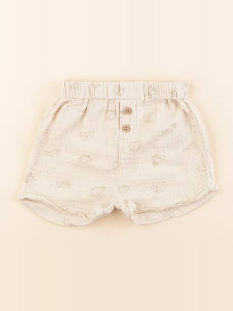 Short - 6 mois Beige 1 - vertbaudet enfant 