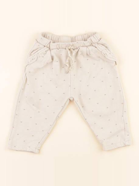 Pantalon - 12 mois Beige, or 1 - vertbaudet enfant 