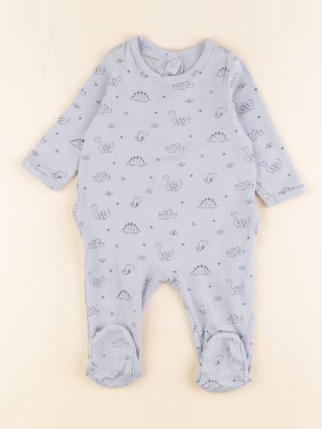 Pyjama coton - 6 mois Bleu 1 - vertbaudet enfant 