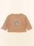 Tee-shirt - 6 mois Marron 1 - vertbaudet enfant 