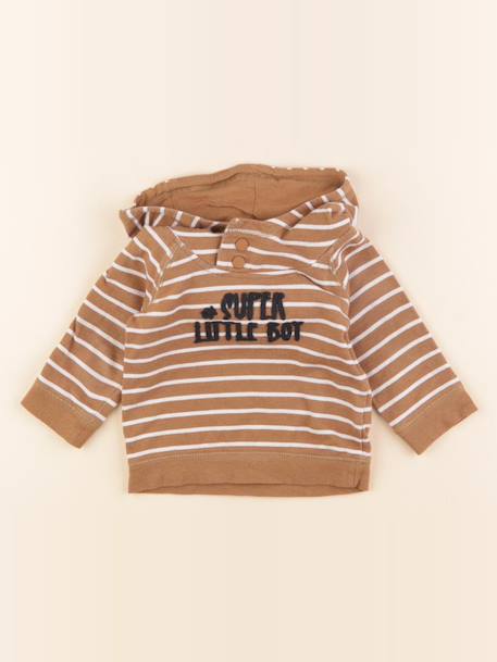 Sweat - 6 mois Marron 1 - vertbaudet enfant 