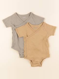Seconde main-Garçon-Lot de 2 bodies en coton - 9 mois