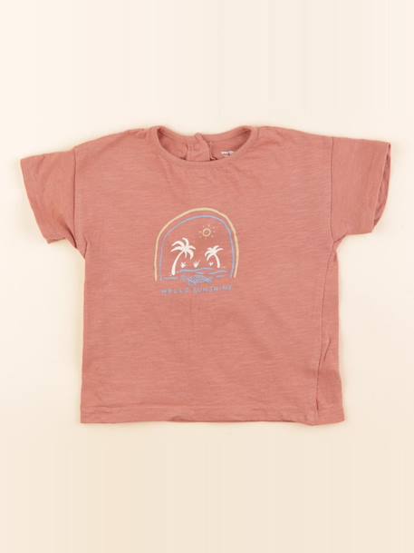 Tee-shirt - 18 mois Rose 1 - vertbaudet enfant 