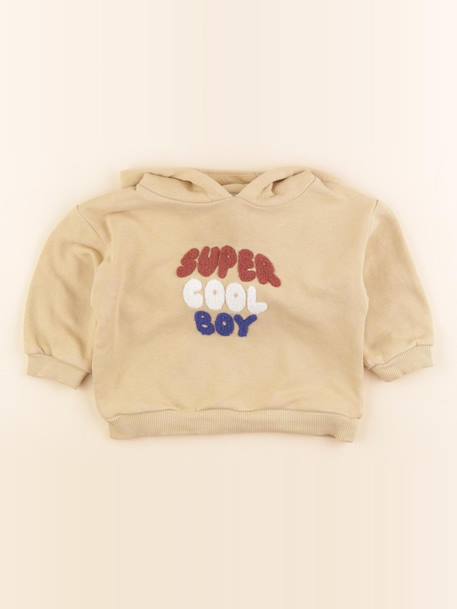Sweat - 12 mois Jaune 1 - vertbaudet enfant 