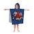 Cape de bain imprimée 100% coton, spiderman hero eyes Bleu 2 - vertbaudet enfant 