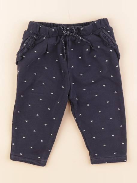 Jogging - 12 mois Bleu, argent 1 - vertbaudet enfant 