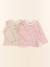 Lot de 2 tee-shirts - 6 mois Marron, rouge 1 - vertbaudet enfant 