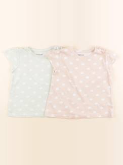 Seconde main-Fille-Lot de 2 tee-shirts - 24 mois