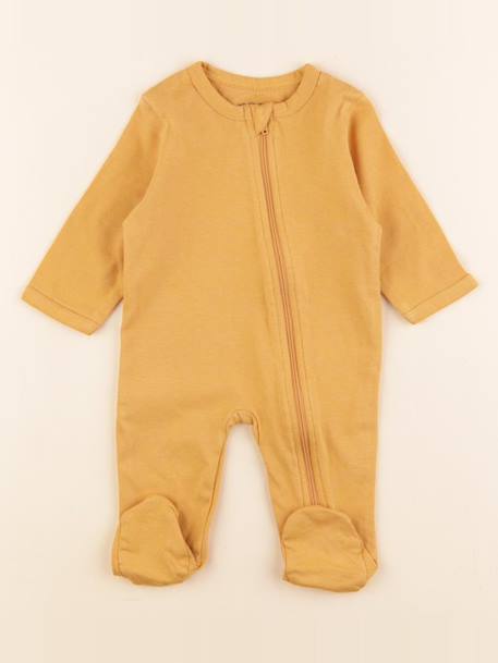 Pyjama coton - 1 mois Jaune 1 - vertbaudet enfant 