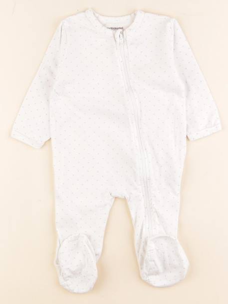 Pyjama coton - 6 mois Vert 1 - vertbaudet enfant 