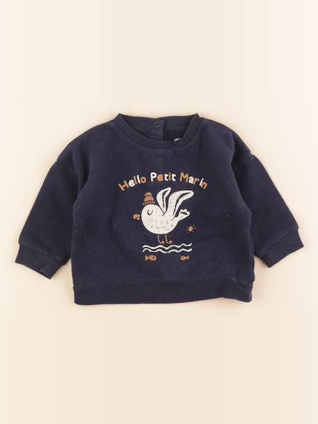 Sweat - 6 mois Bleu 1 - vertbaudet enfant 