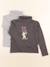 Lot de 2 sous-pulls - 10 ans Gris 1 - vertbaudet enfant 